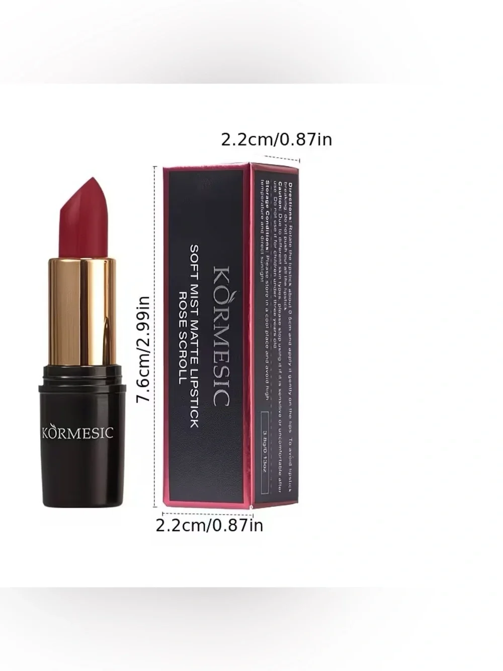 KORMESIC Soft Mist Matte Lipstick BNIB Velvet Long Lasting Lip Color Bundle New